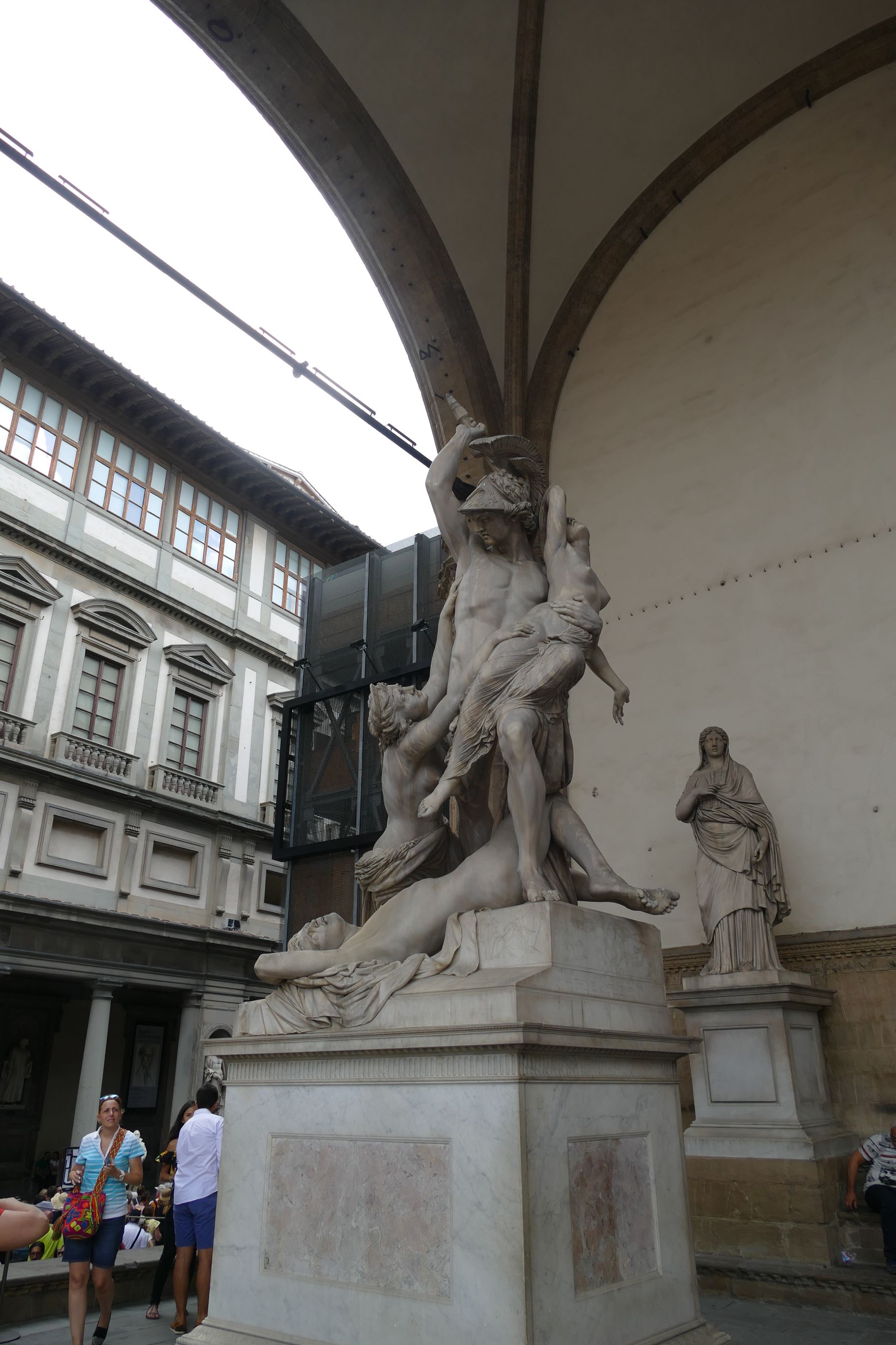 5 Statuaire XIXe Ratto Di Polissena Florence Loggia Dei Lanzi 